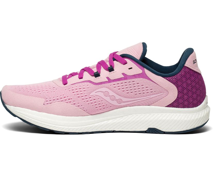 Saucony Freedom 4 Women's Running Shoes Pink / Purple | AU 132WNBY